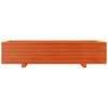 vidaXL Plantekasse voksbrun 110x40x26,5 cm heltre furu