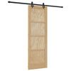 vidaXL Skyved&oslash;r ORKDAL 73,5 x 211 cm Heltre furu Naturlig