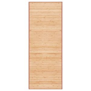 vidaXL Bambusteppe 80x200 cm brun