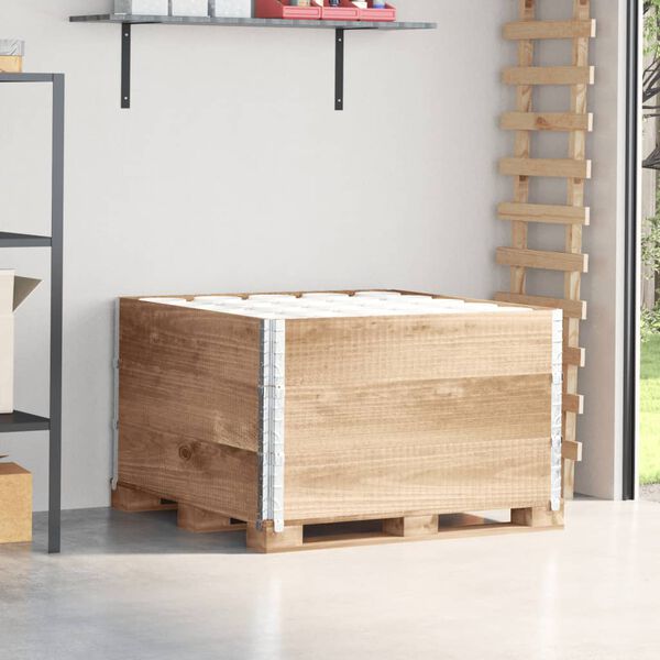 vidaXL Pallekarmer 3 stk 100x100 cm heltre furu
