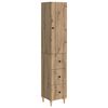 vidaXL Skapsett 2 pcs 33 x 34,5 x 90 cm Konstruert tre
