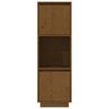 vidaXL Highboard honningbrun 38x35x117 cm heltre furu