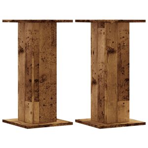 vidaXL Plantestativer 2 stk gammelt tre 30x30x60 cm konstruert tre