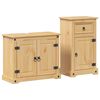 vidaXL Baderomsskap 2 stk Corona heltre furu