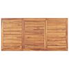 vidaXL Utendørs spisebord 180x90x77 cm heltre teak