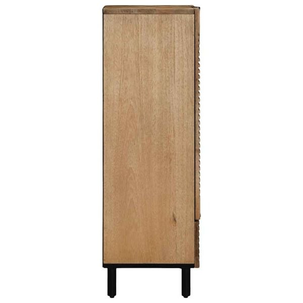 vidaXL Highboard brun 60x33x100 cm heltre mango