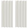 vidaXL Voile Gardin 2 stk. Krem 245 x 140 cm Polyester