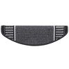 vidaXL Selvlimende trappematter 15 pcs Antrasitt 65 x 21 x 4 cm