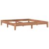 vidaXL Sengeramme heltre teak 200x200 cm