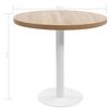 vidaXL Bistrobord lysebrun 80 cm MDF
