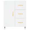 vidaXL Highboard hvit 69,5x34x180 cm konstruert tre