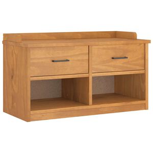 vidaXL Gangbenk SANDNES 87x40x50 cm heltre furu