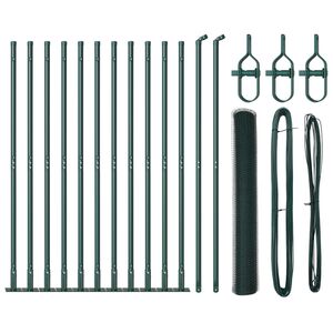 vidaXL Sveistgjerde med Betongbase 25 x 1,2 m (B x H) PVC-belagt st&aring;l