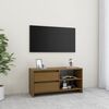 vidaXL TV-benk 80x31x39 cm heltre furu honningbrun