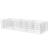 vidaXL Gabion h&oslash;ybed st&aring;l 270x90x50 cm