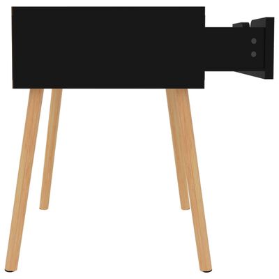 vidaXL Nattbord høyglans svart 40x40x56 cm konstruert tre