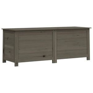vidaXL Utend&oslash;rs putekasse antrasitt 150x50x56 cm heltre gran