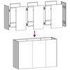 vidaXL Plantekasse 120x40x80 cm rustfritt st&aring;l