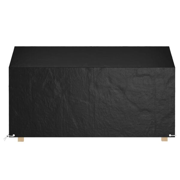 vidaXL Trekk til hagebenk 12 maljer 210x70x70/88 cm polyetylen