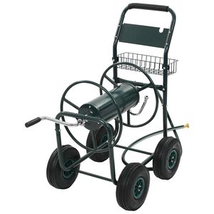 vidaXL Slangevogn med 1/2" slangekobling 75 m st&aring;l
