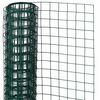 Nature Gjerdenetting firkantet 1x5 m 25 mm plastbelagt st&aring;l gr&oslash;nn