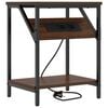 vidaXL Nattbordskap Brun Eik 38 x 30 x 48 cm Konstruert tre