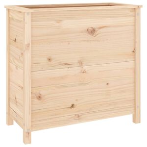 vidaXL Hageplantekasse 82,5x40x78 cm heltre furu