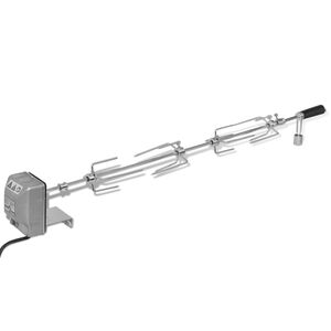 vidaXL BBQ Rotisserie-spyd med Motor St&aring;l 1000 mm