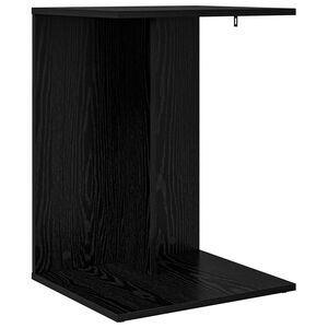 vidaXL Sidetabell Svart Eik 45 x 40 x 62,5 cm Konstruert tre