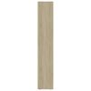 vidaXL Bokhylle sonoma eik 36x30x171 cm konstruert tre