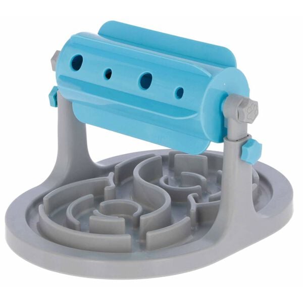 Kerbl Aktivitetsrulle for hund godbit bl&aring; og gr&aring;