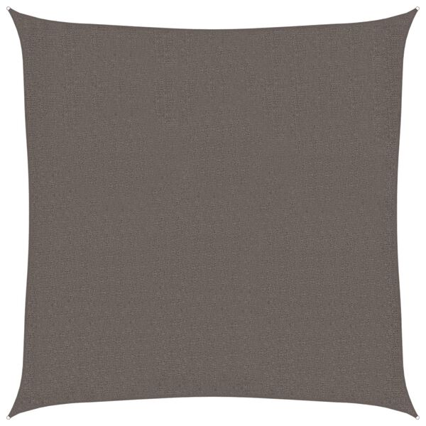 vidaXL Solseil 160 g/m² antrasitt 2,5x2,5 m HDPE