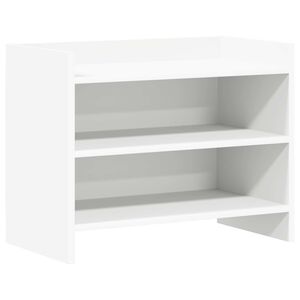 vidaXL TV-skap 60 x 33 x 47 cm Hvit Konstruert tre