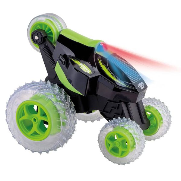 Happy People Radiostyrt stuntbil Power Tumbler gr&oslash;nn og svart