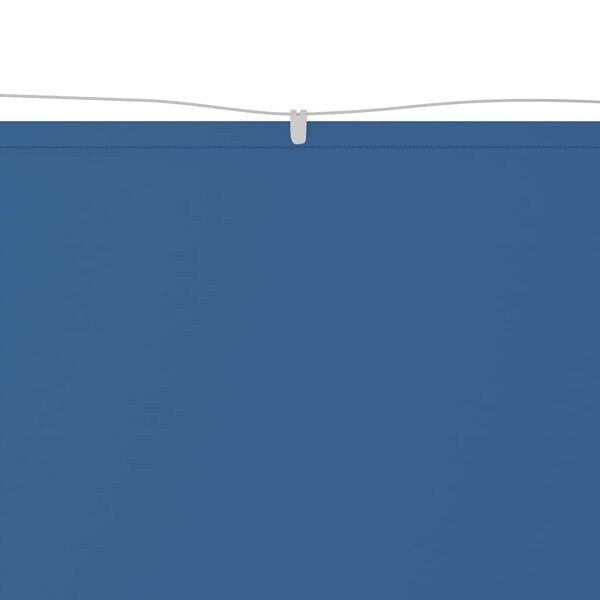 vidaXL Vertikal markise blå 60x360 cm oxfordstoff