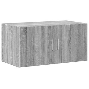 vidaXL Veggskap gr&aring; sonoma 80x42,5x40 cm konstruert tre