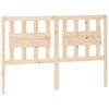 vidaXL Sengegavl 140,5x4x100 cm heltre furu