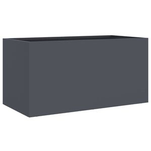 vidaXL Plantekasse antrasitt 62x30x29 cm st&aring;l