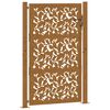 vidaXL Hageport 100x125 cm v&aelig;rbestandig st&aring;lbladdesign