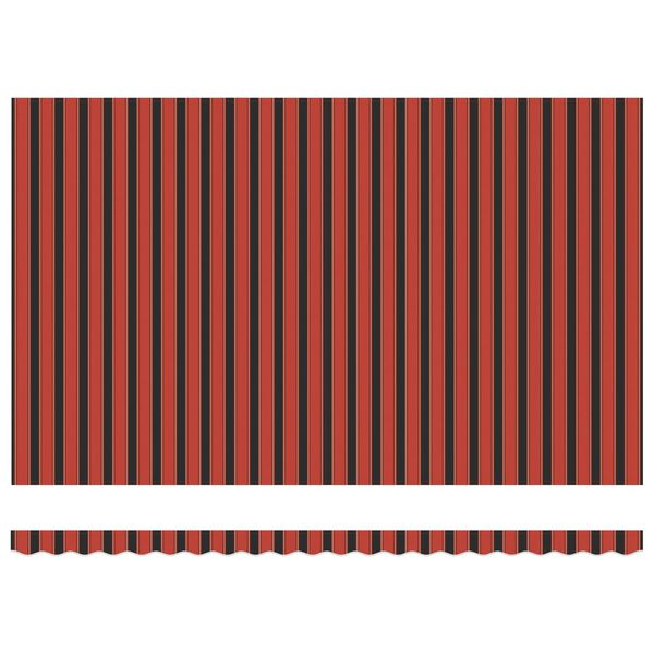 vidaXL Innvendbar Markise Oransje og Svart 500 &times; 300 cm