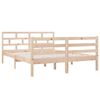 vidaXL Sengeramme heltre furu 140x190 cm