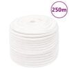 vidaXL B&aring;ttau helhvit 12 mm 250 m polypropylen