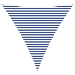 vidaXL Solskygge seil Bl&aring; og hvit 4 x 4 x 4 m 100% polyester Oxford