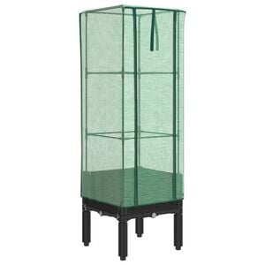 vidaXL H&oslash;yseng med drivhustrekk rottingutseende 40x40x140 cm