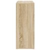 vidaXL Skjenk sonoma eik 60x30x75 cm konstruert tre