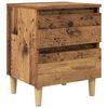 vidaXL Sengeskap Gamle tre 40 x 35 x 50 cm Konstruert tre