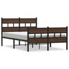 vidaXL Sengeramme uten madrass med hodegavl og fotgavl 120x190 cm