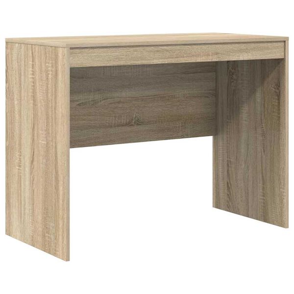 vidaXL Skrivebord Sonoma eik 100 x 50 x 76 cm