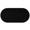 vidaXL Bordplate m&oslash;rkebrun 120x60x2 cm oval heltre eik