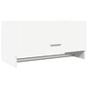 vidaXL Garderobe hvit 70x32,5x35 cm konstruert tre